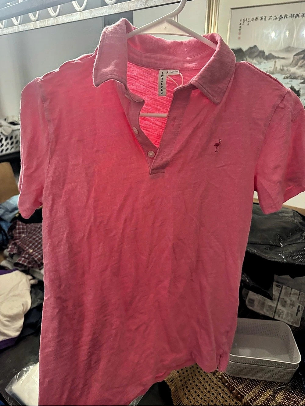 Janie and Jack Pink Polo Shirt Size 14